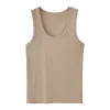 A simple and comfortable sleeveless halter top for women wearing dopamine on the outside and a simple and comfortable one on the inside 100022913 Item Picture